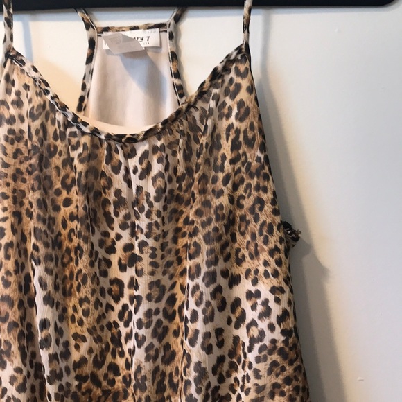 Leopard Rouched Blouse C2 - Picture 2 of 4